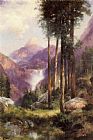 Thomas Moran Yosemite Valley Vernal Falls painting
